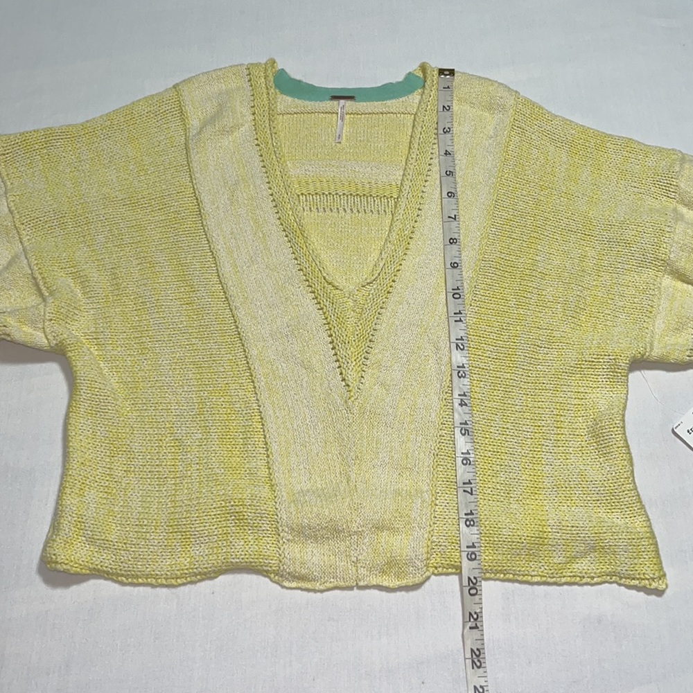 Free People Lemonade Stand Sweater Small - Picture 7 of 13